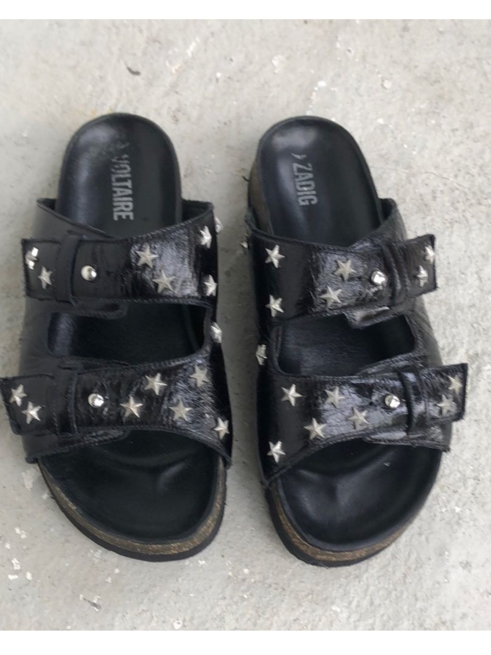 Zadig & Voltaire Alpha  Leather Slip Ons